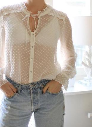 Блуза  шифон zara