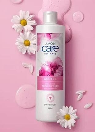 Очищувальний засіб для жіночої інтимної гігієни avon care intimate  з екстрактом ромашки 250 мл