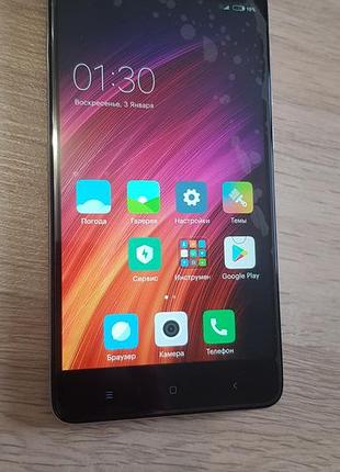 Смартфон шикарний стан xiaomi redmi note 4 64 gb+ захисна плівка (пустила пухирі)