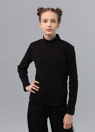 Гольф 138, р.152, кашкорсе рубчик, черный