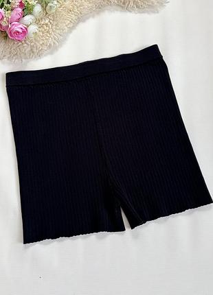 Жіночі еластичні шорти в рубчик h&m