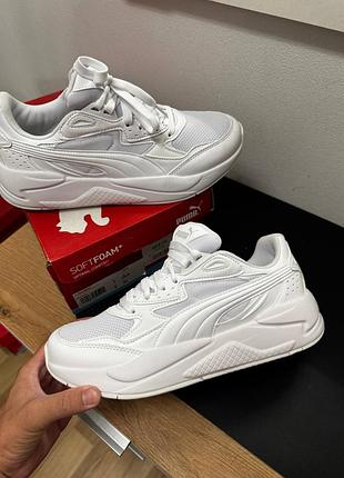 Кроссовки белые puma мужские softfoam+ x-ray speed, размер 40,5 - 41.