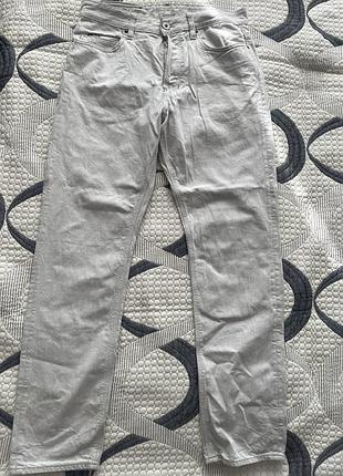 Оригінальні джинси g-star raw triple a / чоловічі світло-сірі джинси 32