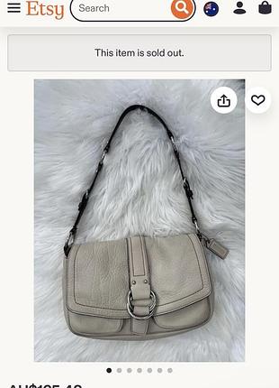 Вінтажна сумка coach 10