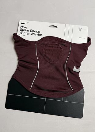 Снуд баф для футболу бігу nike strike snood winter warrior - l-xl