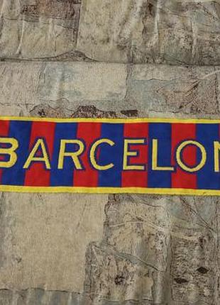 Шарф футбольного клуба барселона barcelona fcb барса акриловый