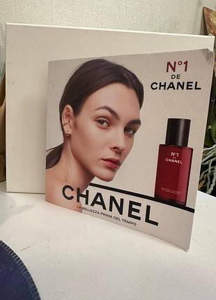 ❤️восстанавливающий крем для лица chanel n°1 de chanel red camellia revitalizing cream, пробник, оригинал