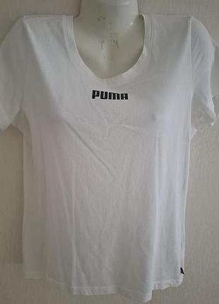 Футболка женская,белая puma