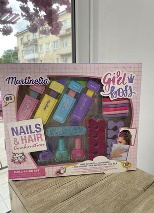 Дитячий косметичний набір martinelia super girl nails & hair set.