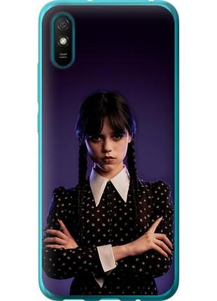 Чехол на xiaomi redmi 9a wednesday v3 из силикона fch_0164691