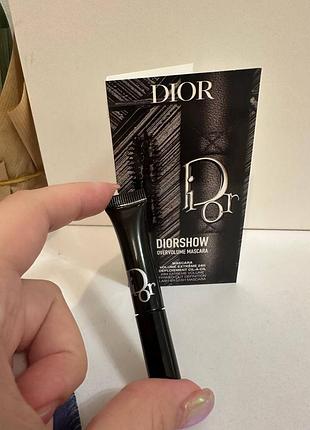 ❤️туш для вій dior diorshow overvolume mascara, пробник, оригінал