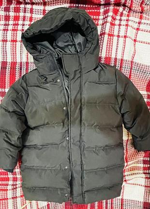 Зимове пальто дитяче zara (пуховик) 134 (8-9 років)