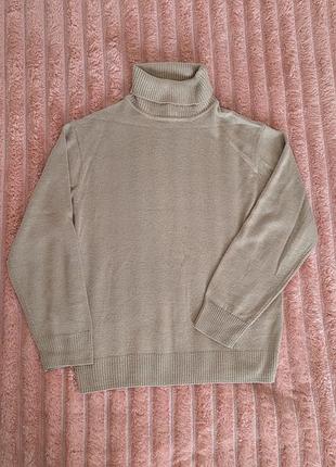 Трикотажный гольф zara 8-9р 134см вул