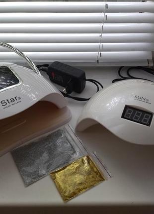 Led лампа star 2 (72 w) и sun 5 (48 w) для маникюра