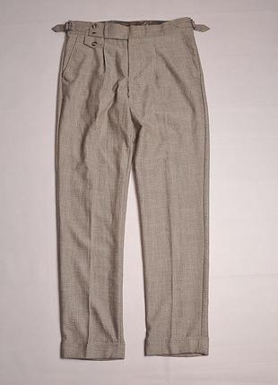 Чоловічі завужені стильні класичні штани fendo italian trousers modern fit - 42