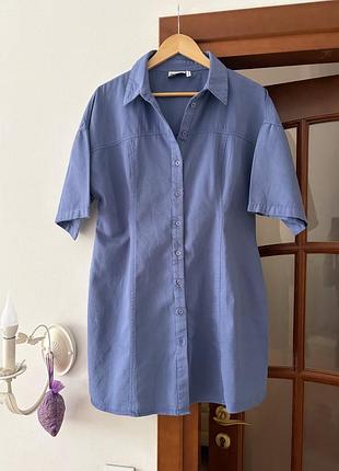 Чудова натуральна сукня-сорочка asos design 💙16р