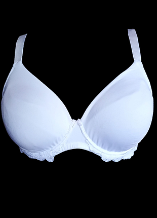 Белый гладкий безшовный бюстгальтер lepel (италия) 38с 85c