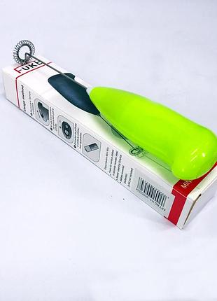 Капучинатор ручной fuke mini creame, капучинатор венчик, ручной взбиватель молока, взбиватель молока qo-85