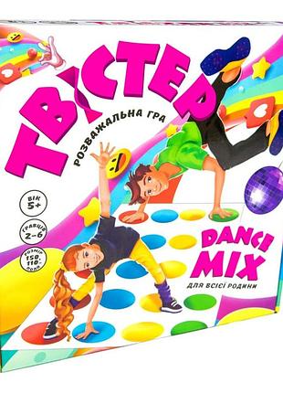 Развлекательная игра "твистер dance mix" strateg 30277