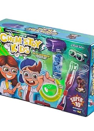 Безопасный образовательный набор для проведения опытов "chemistry kids" chk-01-01-04u укр chk-01-02u