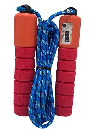 Швидкісна скакалка з лічильником ms 0345-1(red) довжина 280 см