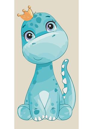 Картина по номерам "cute dino" 15112-ac 40х80 см