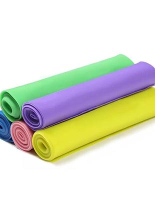 Лента эластичная для фитнеса и йоги stretch elastic band ne-st-b-12