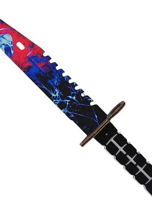 Нож деревянный сувенирный «m9 bayonet shiver» m9-ds
