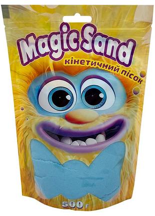 Креативное творчество "кинетический песок magic sand" 39403-3 голубой 500 грамм