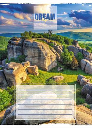 Зошит загальний "пейзажі" 060-482701l-3 в лінію, 60 аркушів