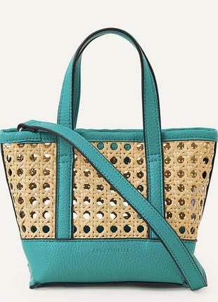 Сумка плетена  accessorize mini rattan handheld bag міні сумка з ротангу