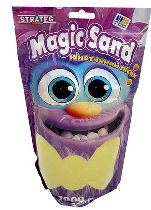 Креативное творчество "кинетический песок magic sand" 39404-5 желтый 1 кг