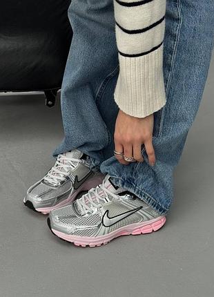 Кросівки жіночі nike zoom vomero 5 silver/pink