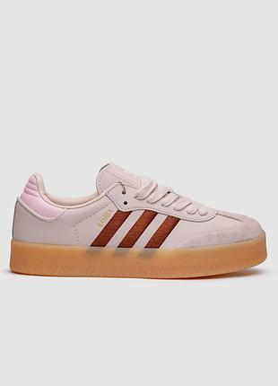 😍 кросівки жіночі adidas samba platform 'putty mauve'