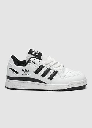 😍 кросівки жіночі adidas forum low cl white/black
