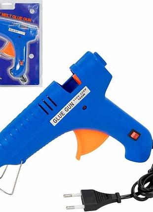 Пистолет клеевой "hot melt" jq10036-100w 11 мм, с выключателем и индикатором