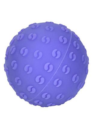 М'яч масажний текстурний ms 4812(violet) діаметр 6 см, стрибун, 145 грам