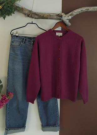 Шерстяной кардиган country collection женский кардиган на пуговицах из шерсти