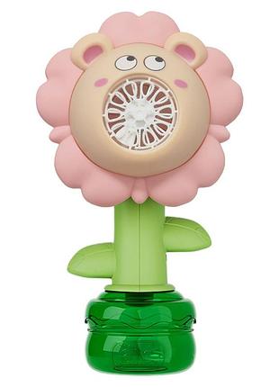 Мыльные пузыри flower bubble machine bjc-5a(bear-pink) со светом
