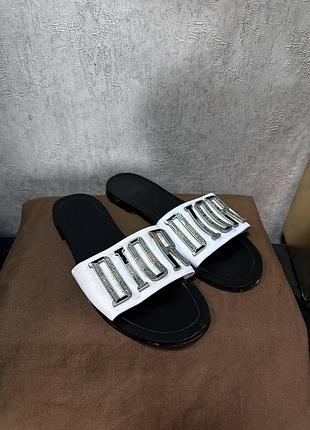 Christian dior 🔥🔥шлепки кожаные