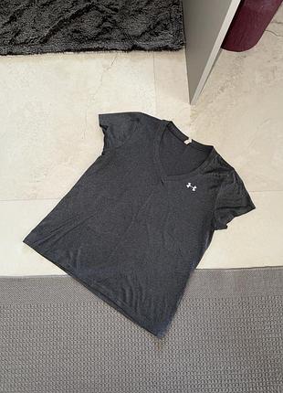 Жіноча спортивна футболка еластична для бігу спорту under armour женская спортивная для зала бега оригинал оригінал