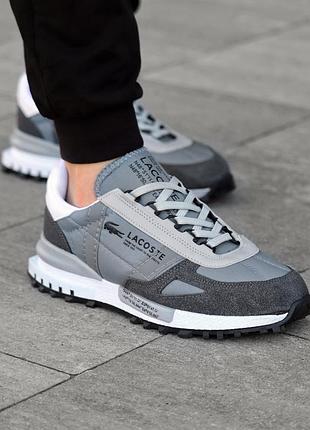 Кросівки lacoste elite active grey