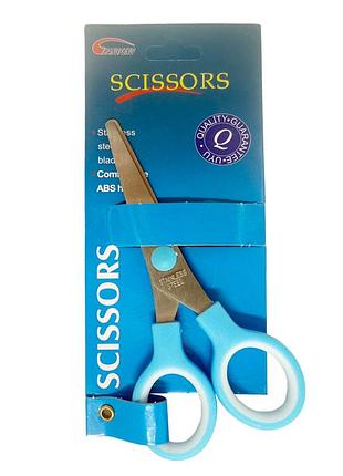 Канцелярські ножиці №5 scissors "c" 89466(blue) 13 см