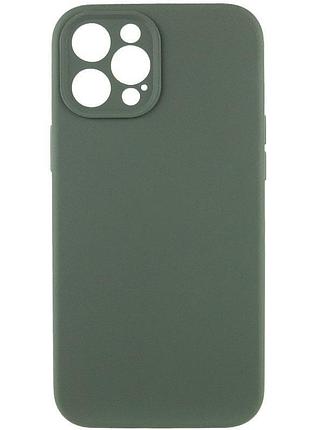 Чехол silk full camera protective (aa) no logo для apple iphone 12 pro (6.1") зеленый / cyprus green
