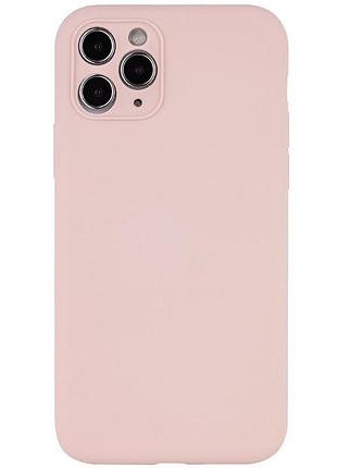 Чохол silk full camera protective (aa) no logo для apple iphone 12 pro (6.1") рожевий / chalk pink