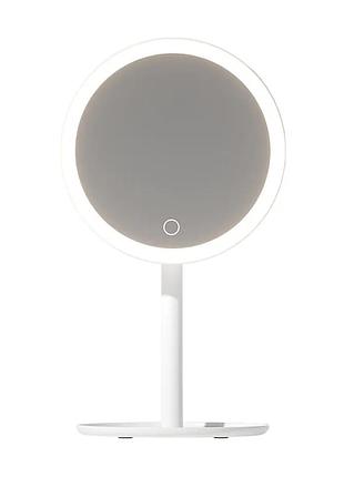 Дзеркало для макіяжу xiaomi doco led beauty sunlight small mirror standard edition simple white