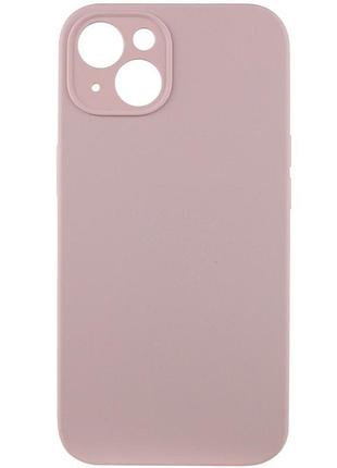 Чехол silk full camera protective (aa) no logo для apple iphone 14 (6.1") розовый / chalk pink
