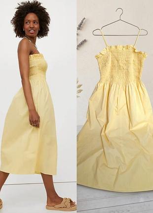 Сукня  лимонного кольору h&m