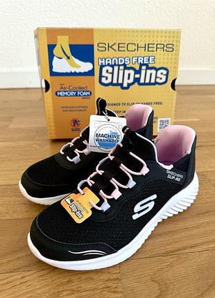 Кросівки для дівчинки skechers hands free slip-ins 32 розмір