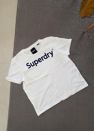 Жіноча бавовняна футболка бавовна базова хлопковая superdry